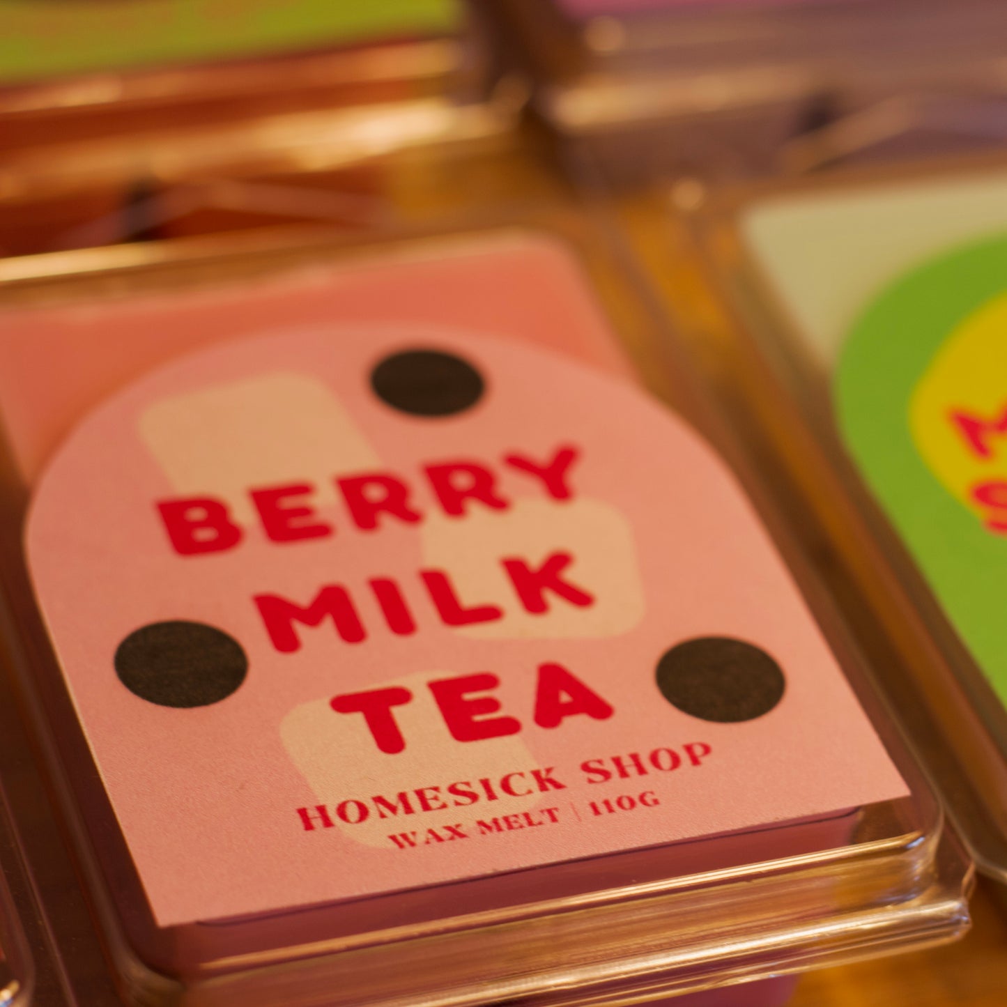 ‘berry milk tea’ wax melt.