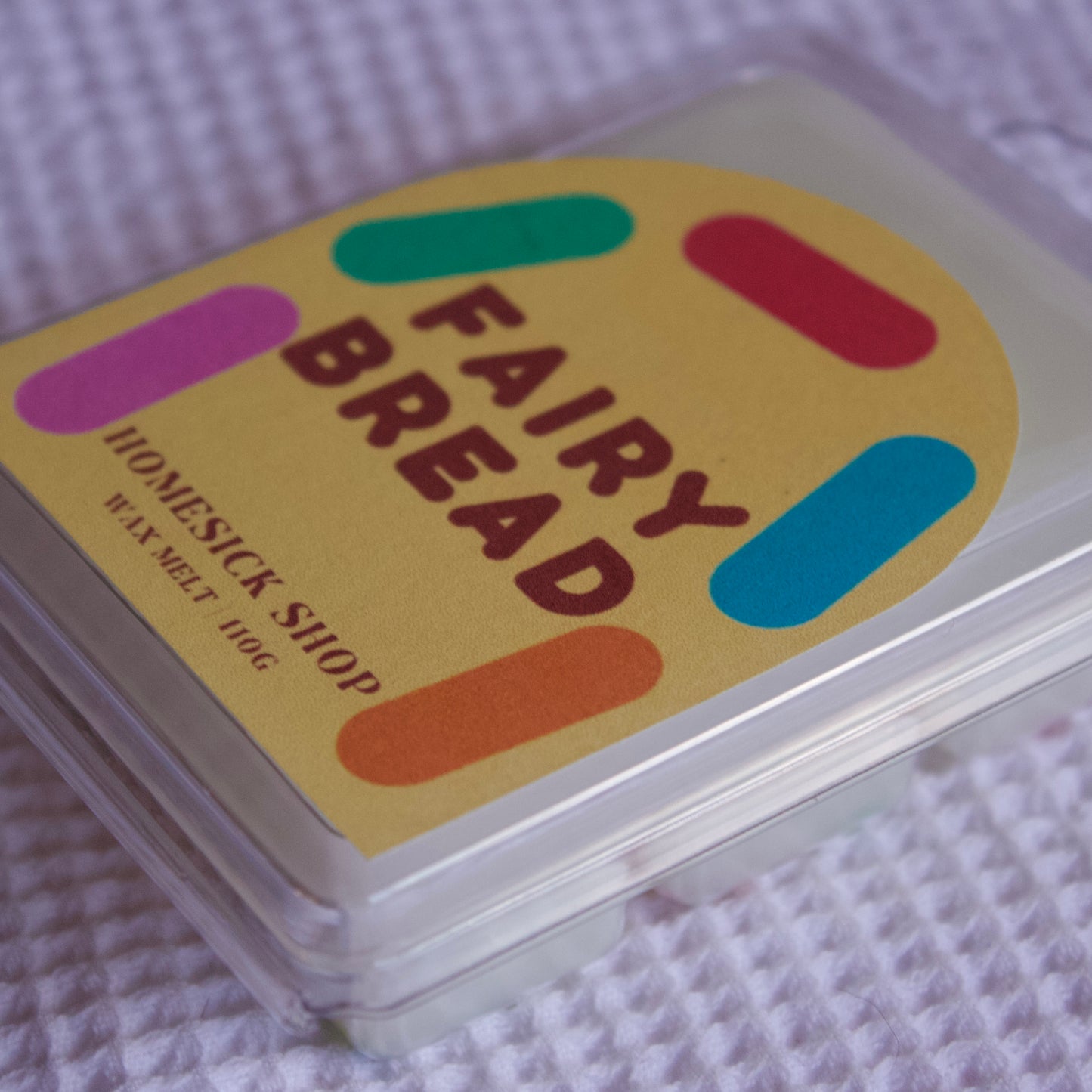 ‘fairy bread’ wax melt.