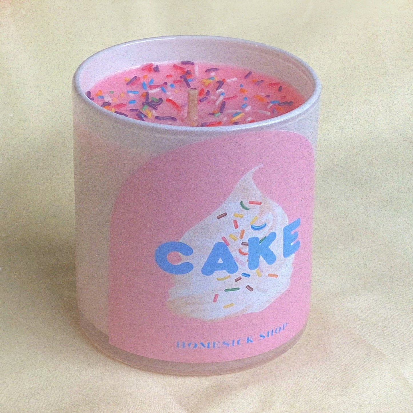 ‘cake’ candle.