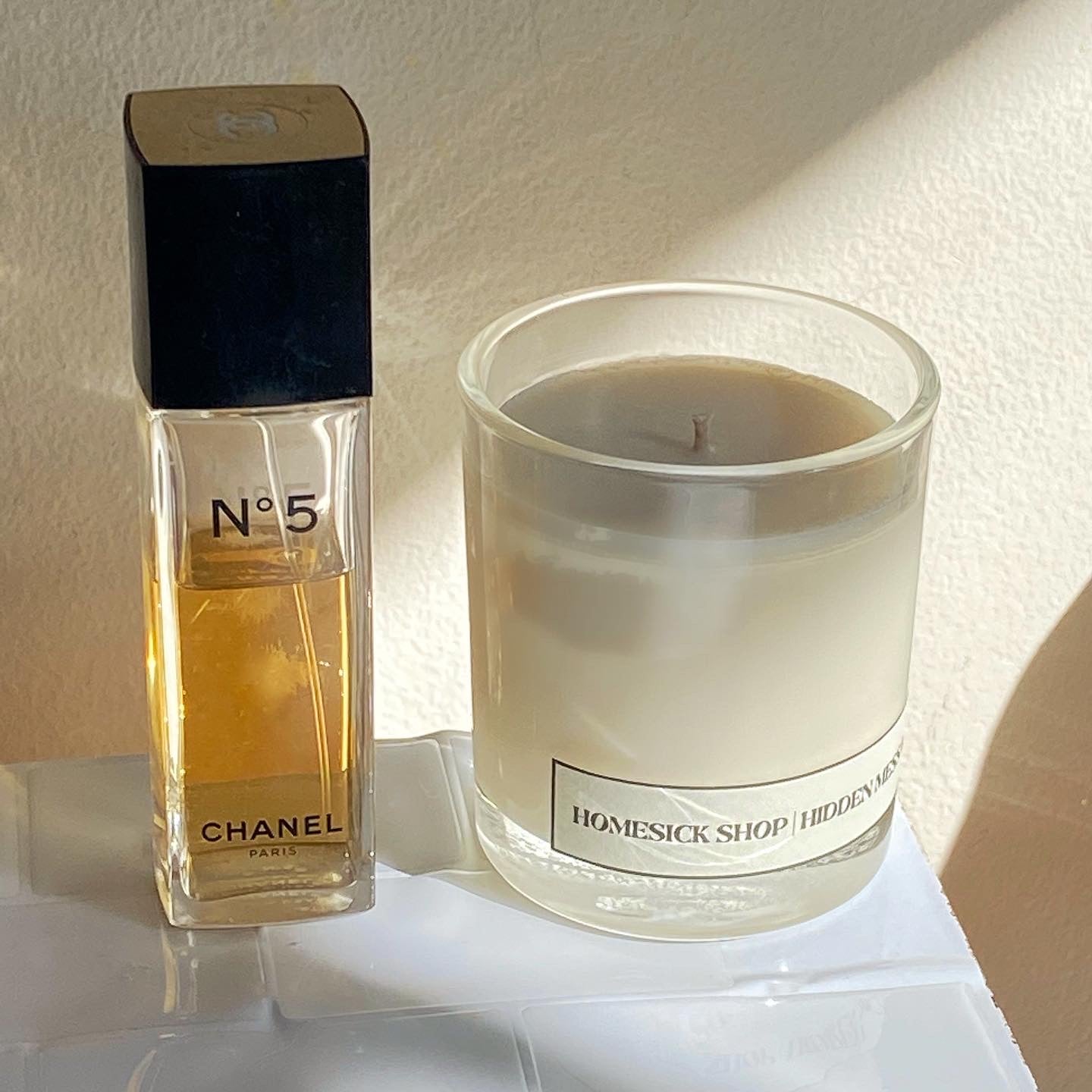 ‘hidden message’ candle.