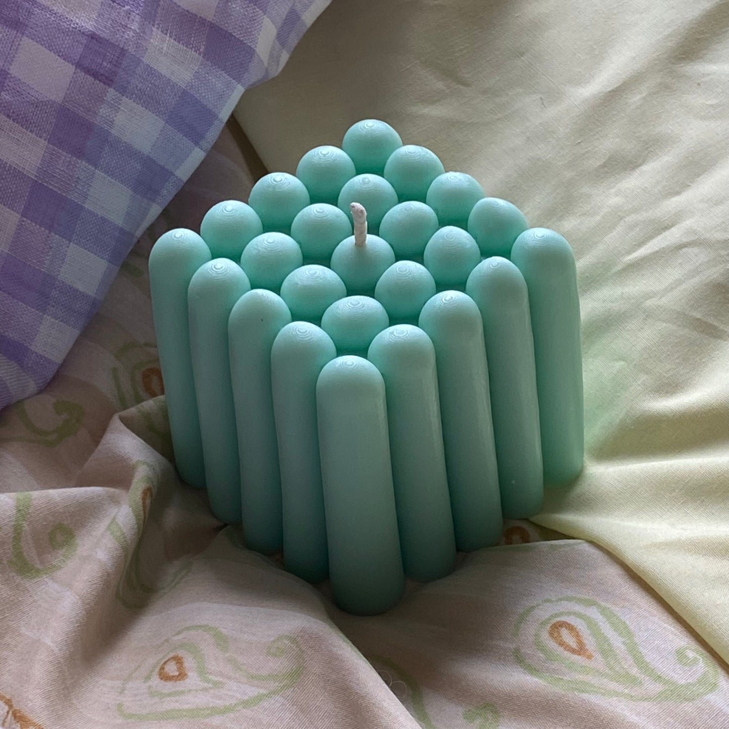 cube candle.