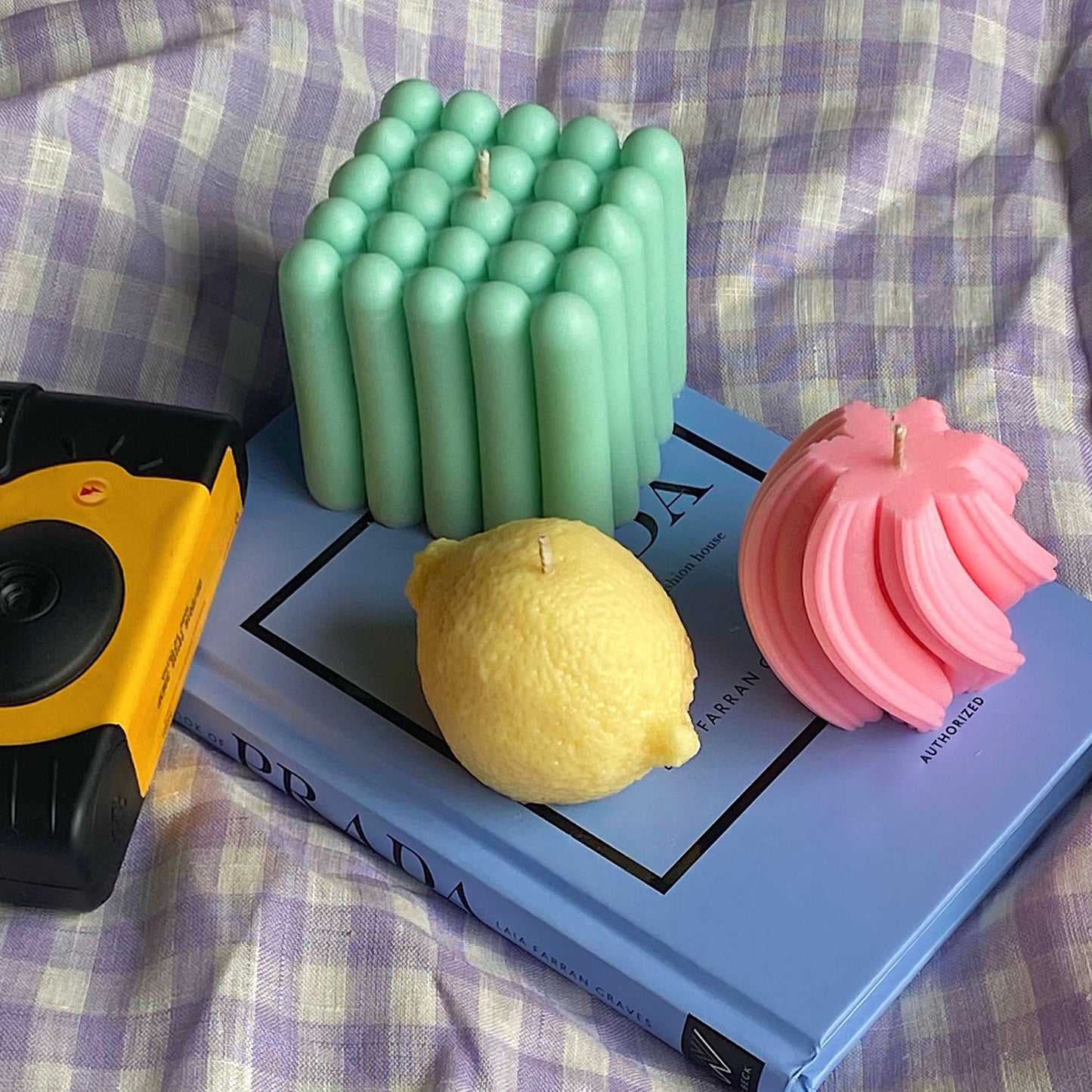 lemon candle.