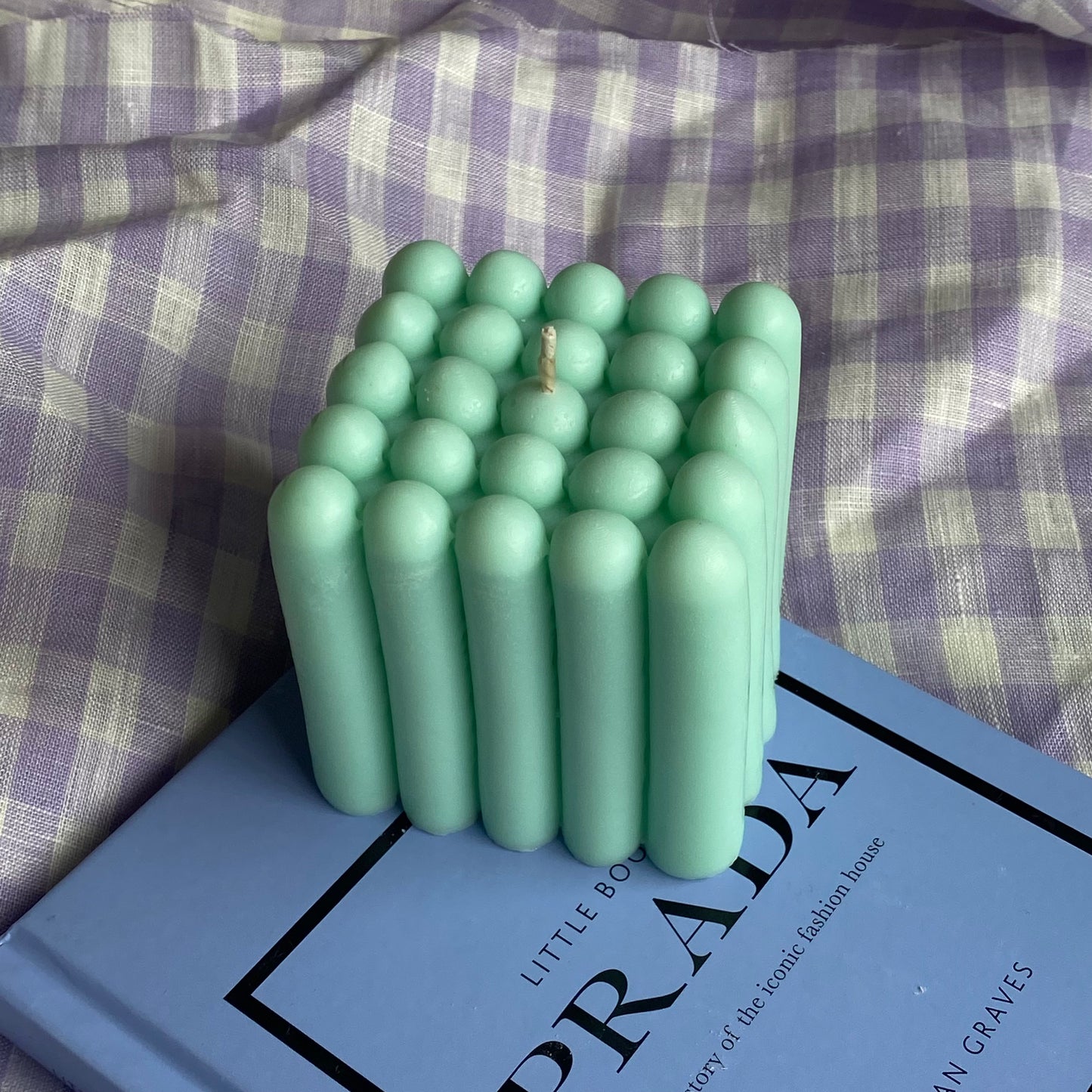 cube candle.