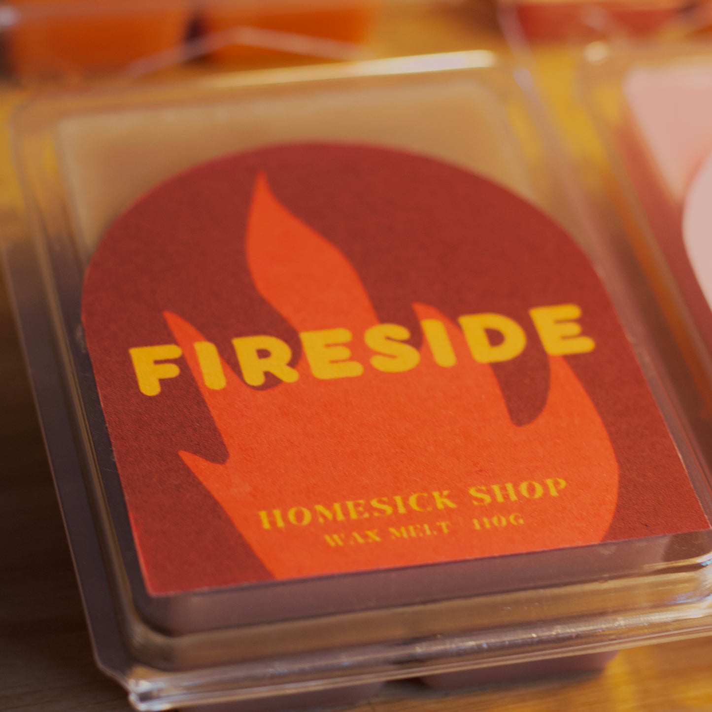 ‘fireside’ wax melt.