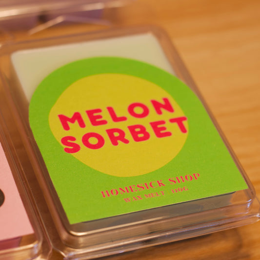 ‘melon sorbet’ wax melt.