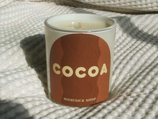 cocoa candle.