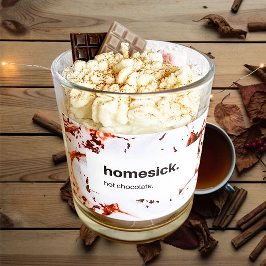‘hot chocolate’ large scented candle.