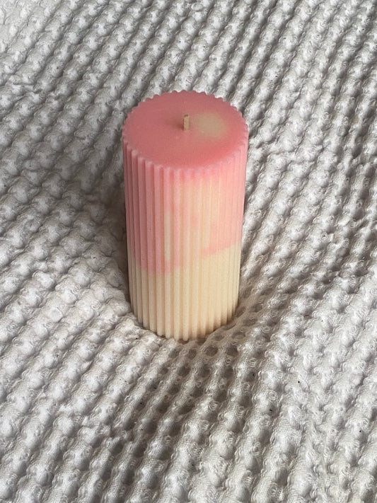 roman candle 1 | pink + white