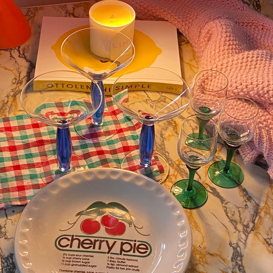 cherry pie decor dish.