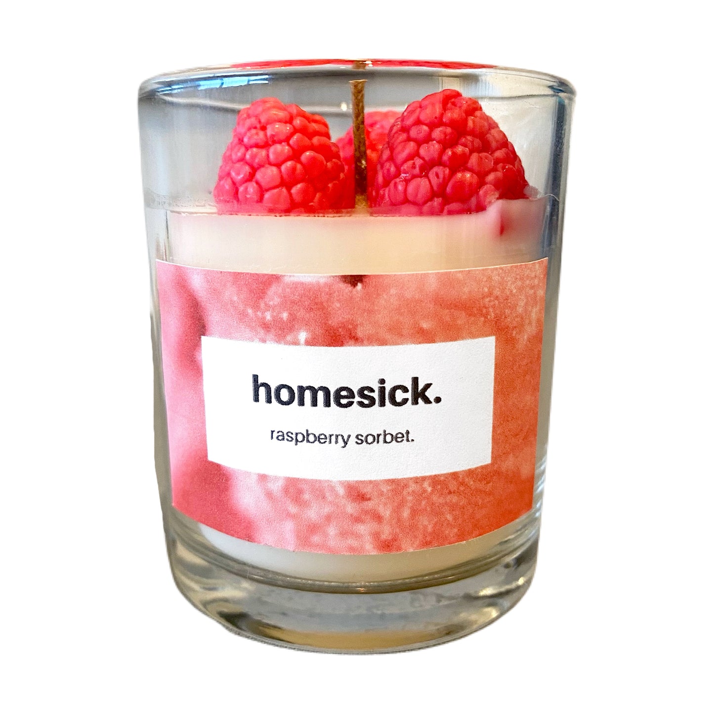 ‘raspberry sorbet’ candle.