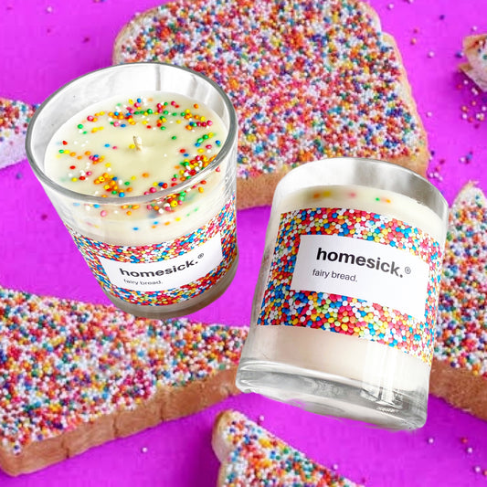 ‘fairy bread’ large scented candle.